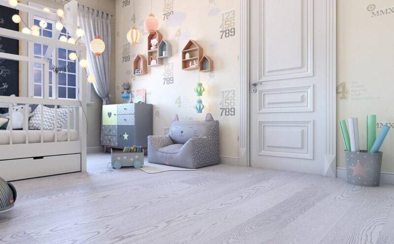 Parchet stratificat Polarwood Pw Oak Premium Elara White Matt 14x188x2000mm