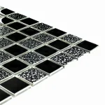 Mozaic sticla argintiu metalic reflexii, Midas 300x300x4 mm
