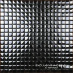 Mozaic din sticlă negru lucios 30x30cm cu 196 piese 14x14mm 6 Mozaic din sticlă negru lucios 30x30cm cu 196 piese 14x14mm
