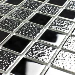 Mozaic sticlă argintiu 300x300x4 mm A-MGL04-XX-007 Midas