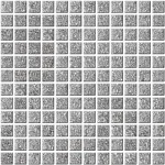 Mozaic sticlă argintiu cu aspect granular neregulat 30×30 cm, Midas