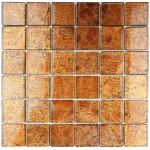 Mozaic sticla, auriu, perete, 300x300x8 mm, A-MGL08-XX-009, Midas - Mozaic din sticla