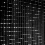 Mozaic sticla negru, baie, bucatarie, design modern, 300x300x4 mm, Midas - Mozaic din sticla