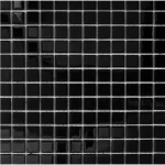 Mozaic sticla negru, baie, bucatarie, design modern, 300x300x4 mm, Midas - Mozaic din sticla