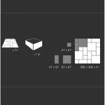 Mozaic sticlă negru-gri textură ondulată relief 300x300mm - Mozaic din sticla