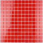Mozaic sticlă roșu finisaj lucios 30x30 cm, Midas 5 Mozaic sticlă roșu finisaj lucios 30×30 cm, Midas