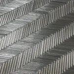 Mozaic sticlă transparent model chevron 4 mm Midas - Mozaic din sticla