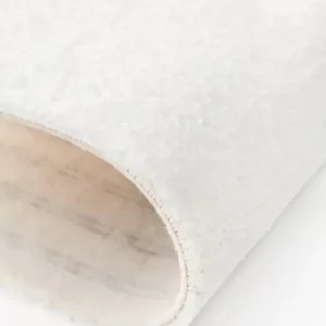Mochetă albă soft-touch, rezistență la lumină, Lily WFB 030, ITC, 400cm