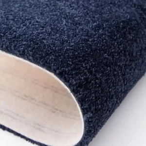 Mochetă bleumarin denim, protecție UV și pete, Lily WFB 077, ITC, 400cm