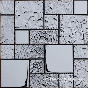 Mozaic gri din sticla A-MGL06-XX-009 Midas