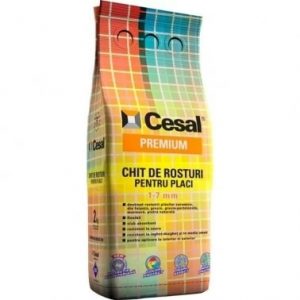 Chit rosturi gresie si faianta 211 gri ciment Cesal Premium 2 kg