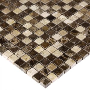Mozaic piatra naturala Emperador Mix 15 30,5x30,5 cm