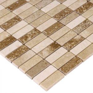 Mozaic piatra naturala Travertine Block Mix 48 30,5x30,5 cm