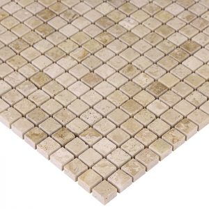 Mozaic piatra naturala Travertine Cream 15 30,5x30,5 cm