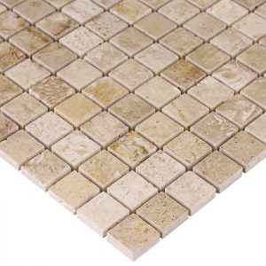 Mozaic piatra naturala Travertine Cream 25 30,5x30,5 cm