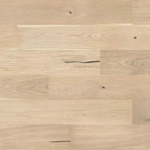Parchet triplu stratificat stejar, crem, periat, Cheesecake Grande Scurt, Barlinek, 180x1092x14 mm