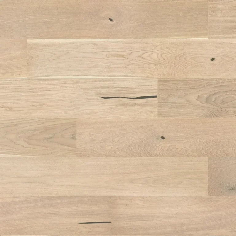 Parchet triplu stratificat stejar, crem, periat, Cheesecake Grande Scurt, Barlinek, 180x1092x14 mm