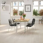 Parchet stratificat stejar, lac mat crem, Cappuccino Medio, Barlinek, 155x2200x14 mm