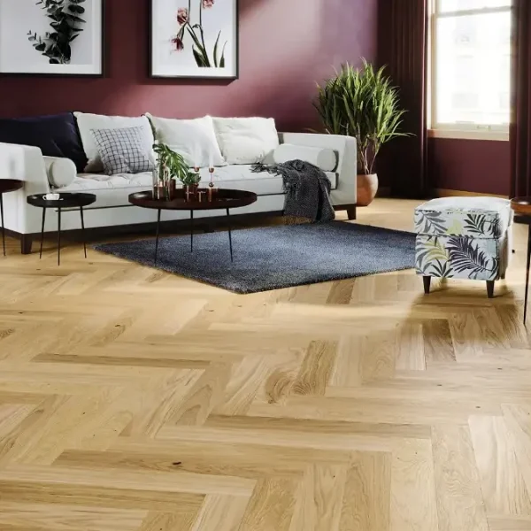 Parchet stratificat Barlinek Bright Herringbone 110 stejar ox4 oil natur 1WJ000018 0.66 m x 110 mm x 14 mm 1WC000016