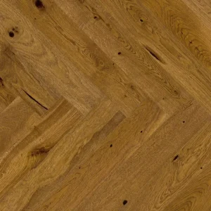 Parchet stejar country Barlinek Brown Sugar Herringbone, 130x725x14 mm