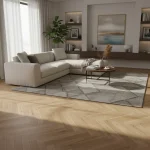 Parchet stratificat stejar, uleiat rustic, Grand Canyon Herringbone, Barlinek, 130x725x14 mm - Parchet triplustratificat