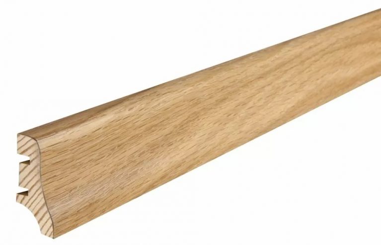 Plintă lemn Barlinek Furnir Stejar Lac P1001011A 2200x40x10 mm