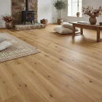Parchet triplustratificat stejar, natur, lac mat, 2200x180x14 mm, Raisins Grande, Barlinek