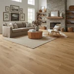 Parchet triplustratificat stejar, natur, lac mat, 2200x180x14 mm, Raisins Grande, Barlinek