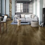 Parchet stratificat stejar, lac mat, brun închis, Barlinek Bonet Grande, 180x2200x14mm