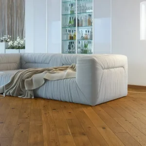 Parchet stratificat stejar, lac mat cognac, Barlinek Brown Sugar Piccolo, 130x2200x14 mm