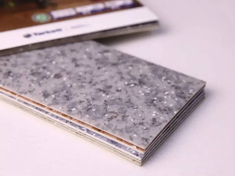Covor PVC antimicrobian gri, trafic intens, SMART Nature Tarkett 121603