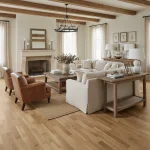 Parchet triplustratificat stejar natur, 3-strip, Stejar Standard Barlinek, 1100x180x14mm