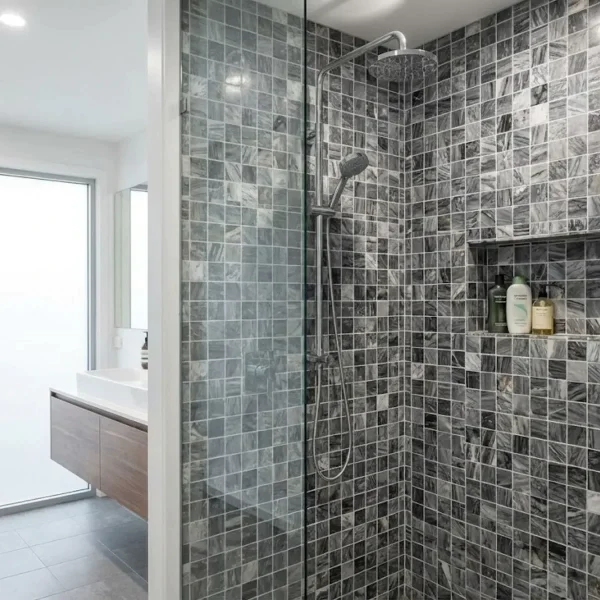 Mozaic piatra gri-maro, Midas A-MST08-XX-027, 300x300x8mm