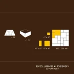 Mozaic sticlă gri pattern Versailles finisaj reflectant 300x300 mm - Mozaic din sticla