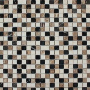 Mozaic piatra maro cu negru 8 mm A-MST08-XX-012 Midas