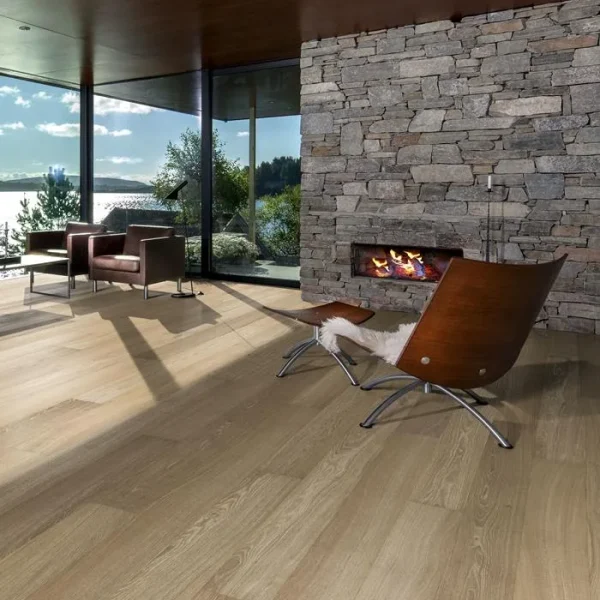 Parchet Kahrs Capital Paris stejar lacuit ultra mat periat micro bizotat alb 1-strip 2420x187x15 mm 151N4AEK4JKW240