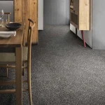 Gresie gri aspect granulat fin antracit, Art Anthracite, Marazzi, 120×120 cm