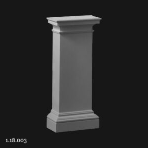 Jumatate Piedestal Coloana Poliuretan Gaudi 1.18.003 300x652x150 mm