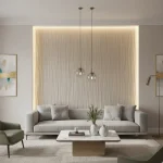 Faianta Bej Rectificata Structurata Marazzi Stone_Art Move 3D Taupe 40×120 cm M014