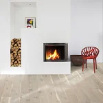 Parchet Kahrs Classic Nouveau Lace stejar lacuit mat periat bizotat alb 1-strip 2420x187x15 mm 151NAYEKS1KW240