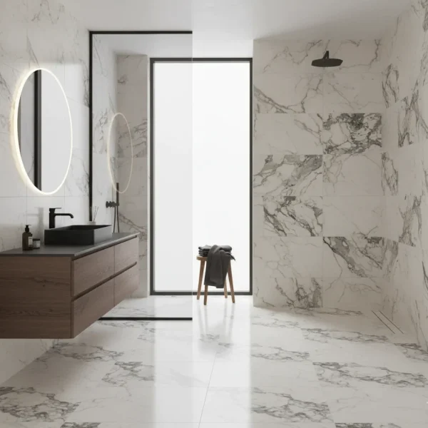 Gresie Crem Rectificata Lucioasa Marazzi Allmarble Capraia Lux 75X150 cm M39J