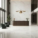 Gresie crem, rectificata mata, Statuario, 120×120 cm, Marazzi, M0FN