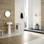 Gresie tip parchet maro, rectificată, Marazzi Treverktrend MMJ2, 37,5×150 cm