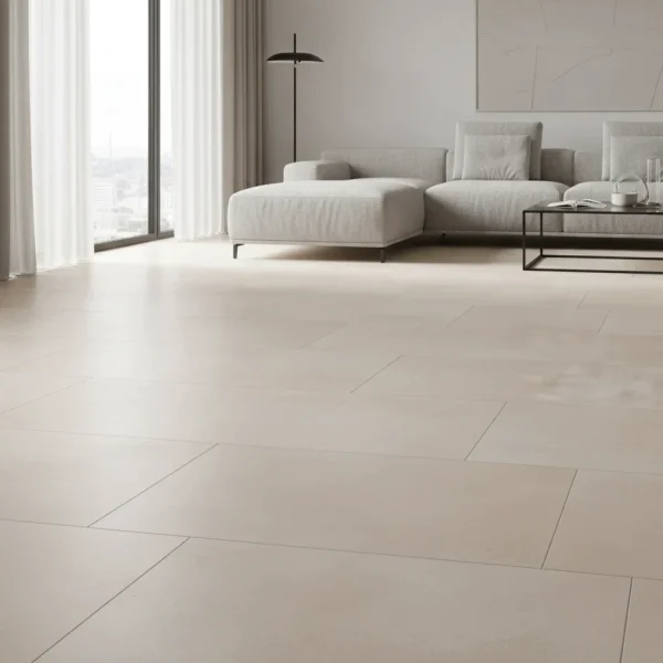 Gresie crem mata rectificata, Plaster Butter, 60x120 cm, Marazzi, MMAQ