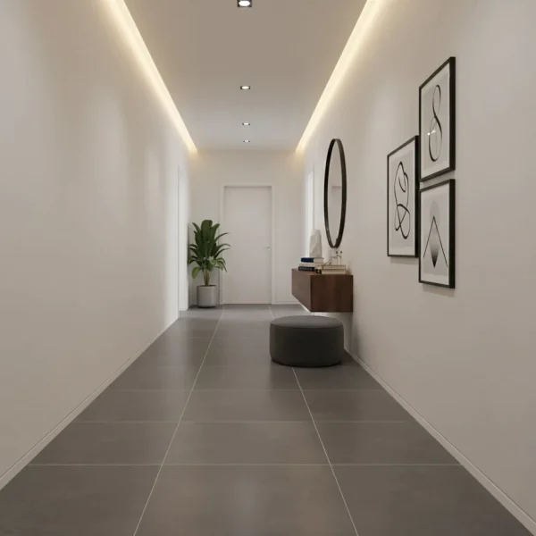 Gresie gri rectificată mată Marazzi Progress Anthracite 60x60 cm MKL6
