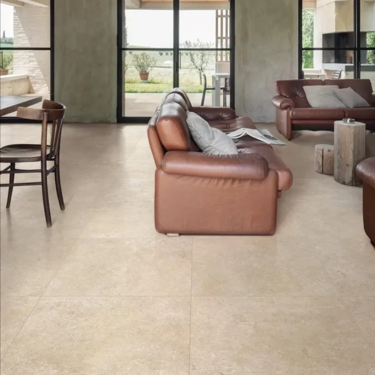 Gresie bej mata living, Mystone Limestone Sand, Marazzi, 60x60 cm