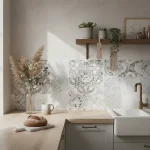 Placa decorativa Marazzi Appeal White Decoro Tale 20x50 cm M0Y7