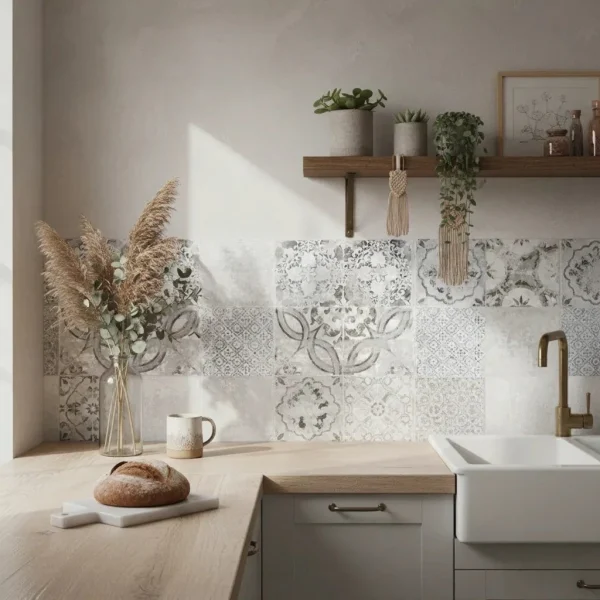 Placa decorativa Marazzi Appeal White Decoro Tale 20x50 cm M0Y7