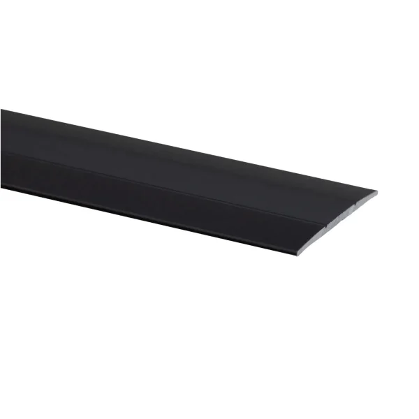 Profil trecere 38mm plat negru 0.9 ml cod S04