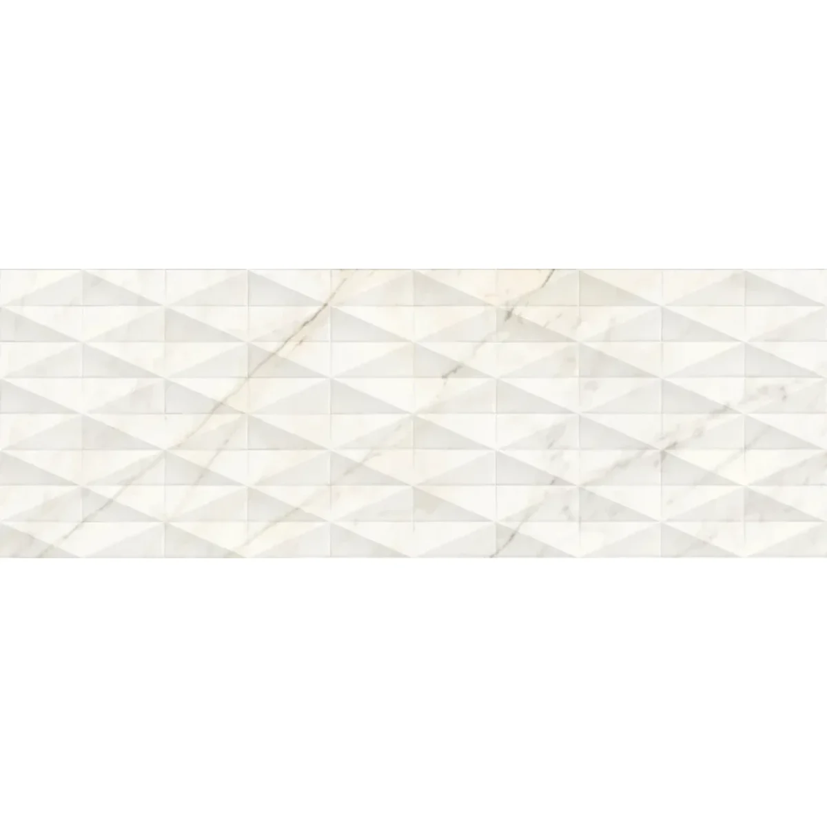 Faianță Albă Lucioasă Marazzi Allmarble Golden White Lux Pave 3D 40X120
